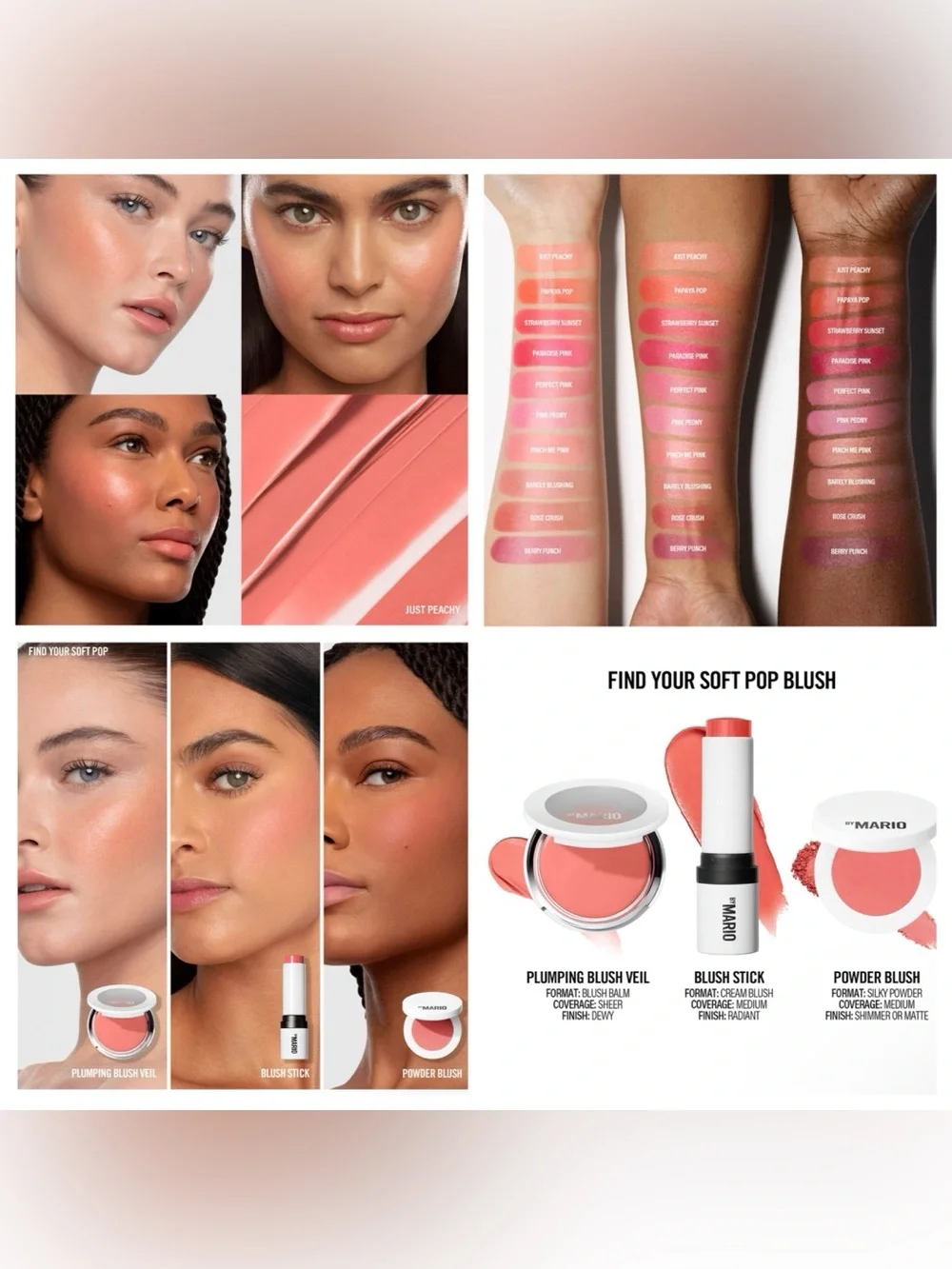 Makeup By Mario Blush Veil-Just Peachy
